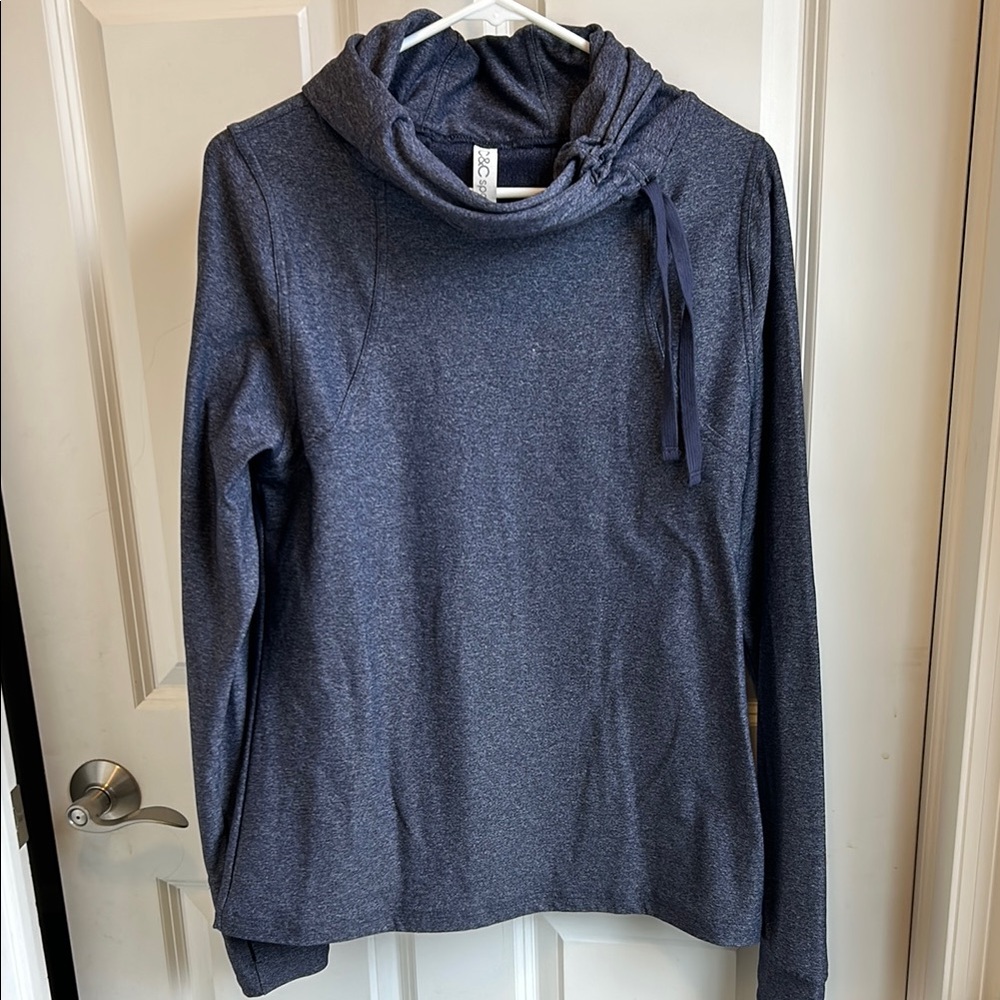 C&C Sport - Navy Cowl Neck Pullover